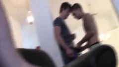 lewd COLLEGE PIG suckS A schlong while TAKING A raw ONE