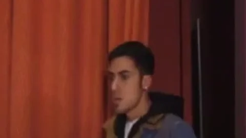 Hard pounding Public bathroom
