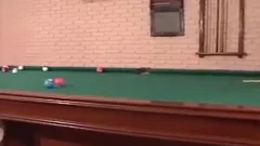 pounding On Pool Table