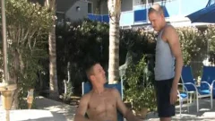 Hotel Guest fucks His Maid lad By Pool
