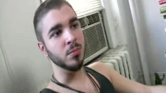 Scruffy Cub Shows Off Tattoos & schlong Stick