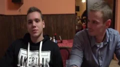 tasty homosexual bareback With Facial