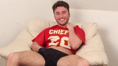 Black Cums All Over Michael in Uniform
