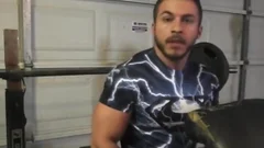 Michael Works Out & Jerks Off