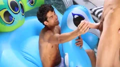 Skinny teen banged bare And unfathomable By gigantic dark penis