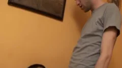 Caucasian couple feels up to rough nailing