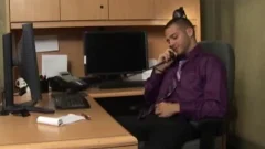 dirty homosexual dudes pounding In The Office