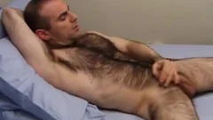 Very hairy dude Brad Jerks And Cums