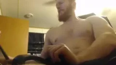 Ginger dude likes Showing Off big weenie