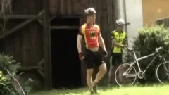 Three gay boyz Have  teach trio In The Barn