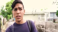 Green-eyed Latino poked By The Cameraman