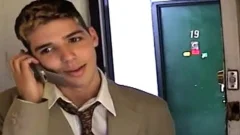 fine Latin twink jerks himself off for us