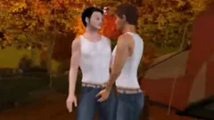 3D Cartoon Hunk receiveting plowed Hard Whowdyle
