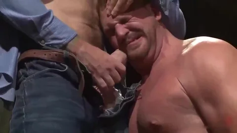 Josh Peters & gay Christian Wilde sucking dick in the farm