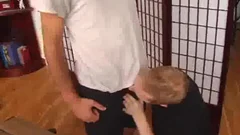 Ramming hard together with muscled african young twink