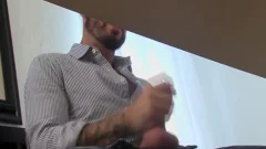 Goes in for hard slamming