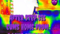 After Step Sis Cums Home From A long Bike Ride