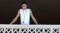Outdoor fuck By The Pool For Two homosexuals