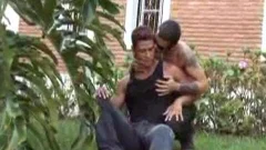 Latinos banging Outside