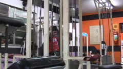 nakedback rimming after a hawt workout