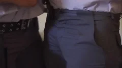 Perky plowed by big cock stud in the prison