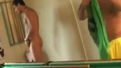 bare anal On The Pool Table