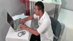 1 + hour of gorgeous LATINO doctor gay porno video