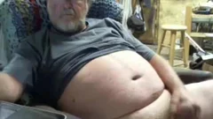grandad cum On webcam
