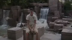 Blond man blowing filthy man.