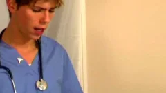 sexy homosexual teen tempted By young homosexual Doctor.