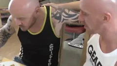 Chav Skinhead Double-dicked In dirty 3some