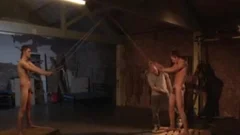 Two twinks Roped