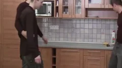 A gay trio have a joy With Blowjobs And anal!