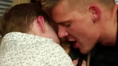 Bi Hunk unfathomable face holes 3some