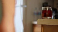 dick And Wine Veiny penis Close Up