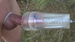 Fleshlight jock Milking Spin outdoors