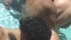 lascivious gay boys sucking And banging On Pool Side