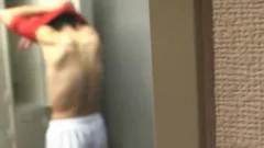 Sloppy fucking next to asian twink boy