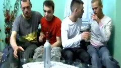 Four Faggots Tag groupbang And suck penis together