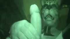 Poppers Watching Porn, Nightvision jerk offing. A View Down Below For A juicy Perspective View Squeezing My cock Until I Squirt. Theres cum In The End