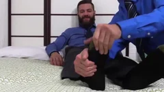 Cameron Sucks Toes As Tommy Masturbates