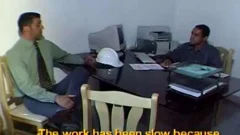 Contruction Workers suck On cock On Break