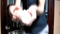 Riding A Dildo On A Chair