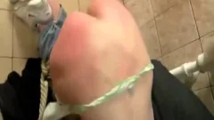 Longhaired blond lad acquires, bound, Barebacked And Abused