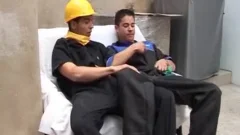 Latino Construction dudes Barebacking