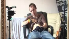 teen Patrik Grego Beating His Uncut penis