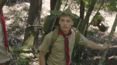 Zac takes a hard pounding from Dylan outside