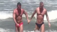 Beach trio In Tthellos guy Dunes