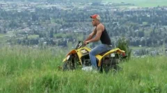 Showing Off The Horsepower between His Legs