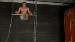 Gymnast Showing His Stuff